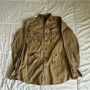 Vintage Workwear Shirt Coat